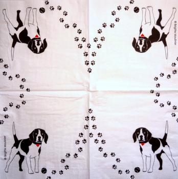 HUN-520 Hunde - 3-lagig - ppd - Brigitte Moulinier